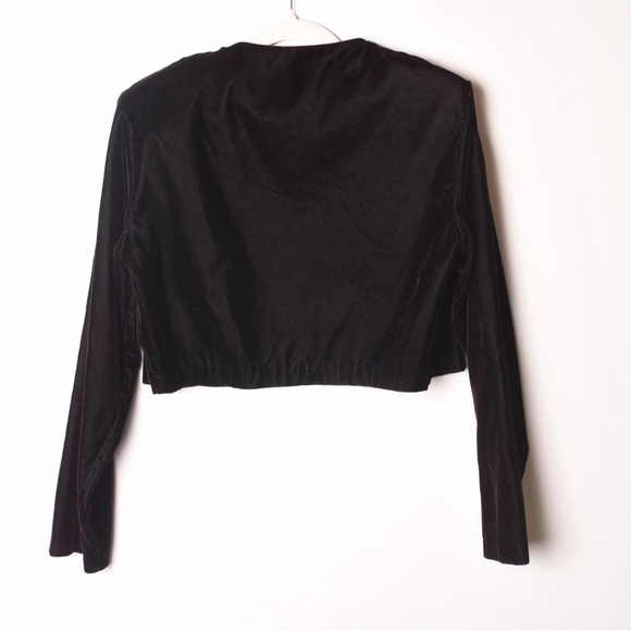 R&K vintage velvet bolero size medium formal - Picture 3 of 7